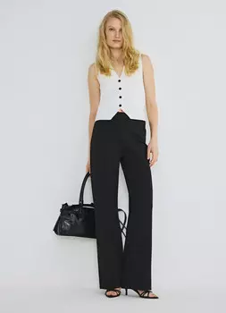 Треггинсы прямого силуэта, Черный