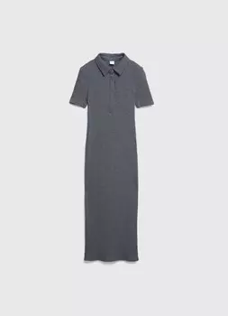 Трикотажное платье для девочек, Серый