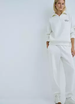 Трикотажные джоггеры, Бежевый