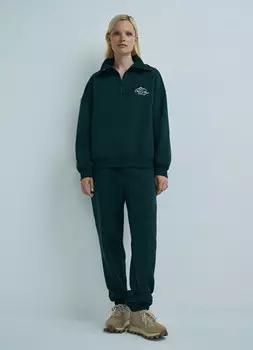 Трикотажные джоггеры, Зеленый