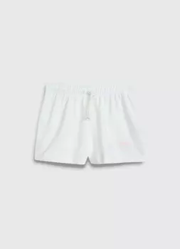 Трикотажные шорты для девочек, Белый
