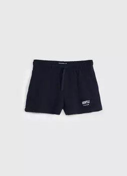 Трикотажные шорты для девочек, Черный