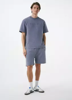 Трикотажные шорты, Синий