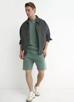 Трикотажные шорты, Зеленый