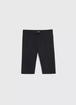 Трикотажные велосипедки для девочек, Черный