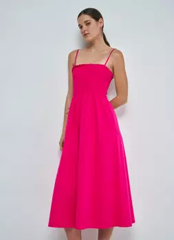 Трикотажный сарафан, Красный