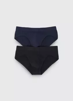 Трусы-брифы, 2 шт., Синий