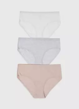 Трусы-брифы, 3 шт., Белый