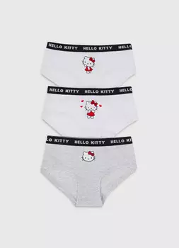 Трусы для девочек, 3 шт., Белый