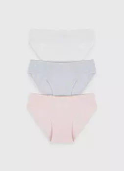 Трусы для девочек, 3 шт., Розовый