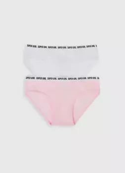 Трусы для девочек, 3 шт., Розовый