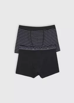Трусы для мальчиков, 2 шт., Черный