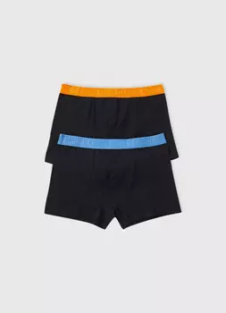 Трусы для мальчиков, 2 шт., Черный