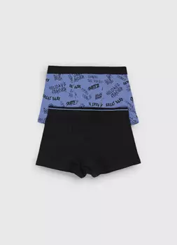 Трусы для мальчиков, 2 шт., Голубой