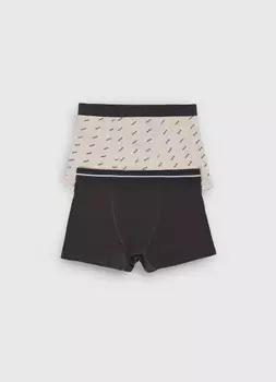 Трусы для мальчиков, 2 шт., Серый