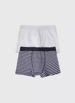 Трусы для мальчиков, 2 шт., Серый