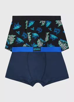 Трусы для мальчиков, 2 шт., Синий