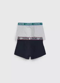 Трусы для мальчиков, 2 шт., Синий