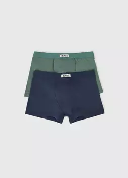 Трусы для мальчиков, 2 шт., Синий