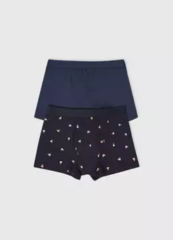 Трусы для мальчиков, 2 шт., Синий