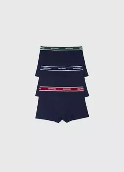 Трусы для мальчиков, 3 шт., Синий