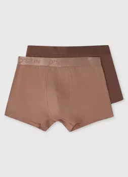 Трусы-транки, 2 шт., Бежевый