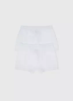 Трусы-транки, 2 шт., Белый