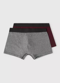 Трусы-транки, 2 шт., Черный