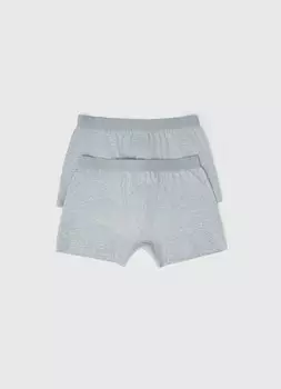 Трусы-транки, 2 шт., Серый