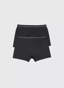 Трусы-транки, 2 шт., Серый