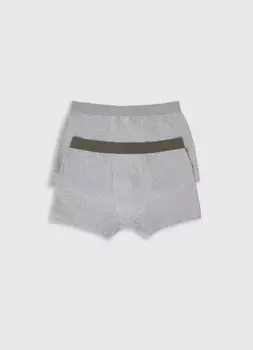 Трусы-транки, 2 шт., Серый