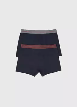 Трусы-транки, 2 шт., Синий