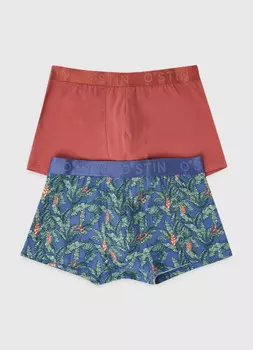 Трусы-транки, 2 шт., Синий