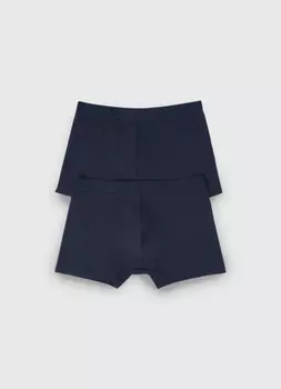 Трусы-транки, 2 шт., Синий