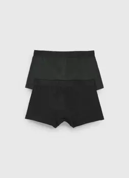 Трусы-транки с низкой посадкой, 2 шт., Зеленый