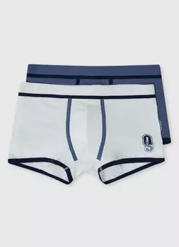 Трусы-транки с низкой посадкой, 2 шт., Белый
