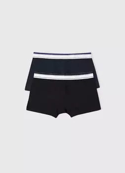 Трусы-транки с низкой посадкой, Черный