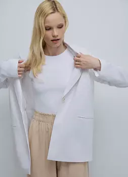 Укороченный топ, Белый