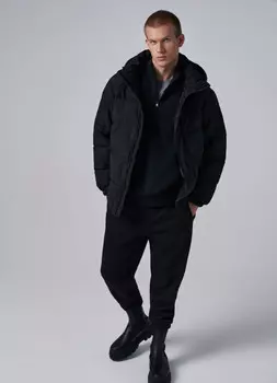 Утеплённая куртка , Черный