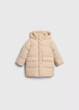 Утеплённая куртка для девочек, Бежевый