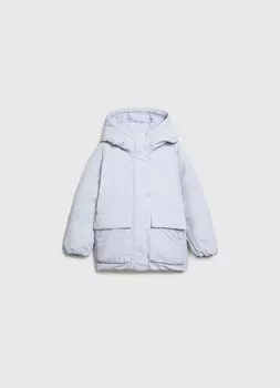 Утеплённая куртка для девочек, Серый