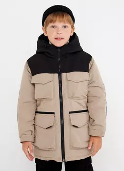Утеплённая куртка для мальчиков, Бежевый