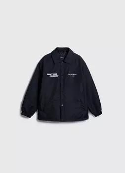 Утеплённая куртка-рубашка для мальчиков, Черный