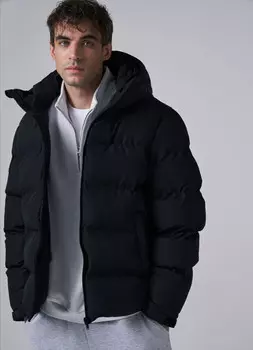 Утеплённая куртка с бесшовной технологией, Черный