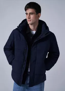 Утеплённая куртка , Синий