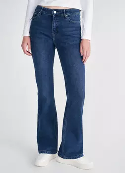 Утеплённые джинсы Bootcut с подкладкой из флиса, Синий