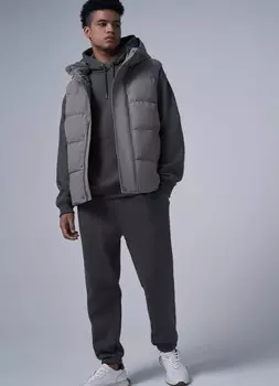 Утеплённый стёганый жилет, Бежевый