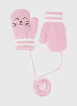 Варежки для девочек, Розовый