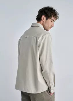 Вельветовая рубашка, Бежевый