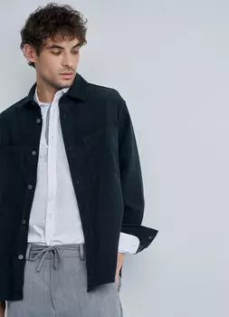 Вельветовая рубашка, Зеленый